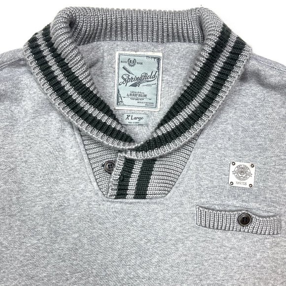 Springfield by raw blue men's Core Fleece Pullover - Picture 5 of 9